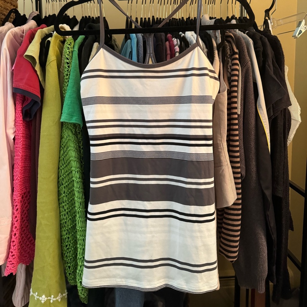 Lululemon striped tank top